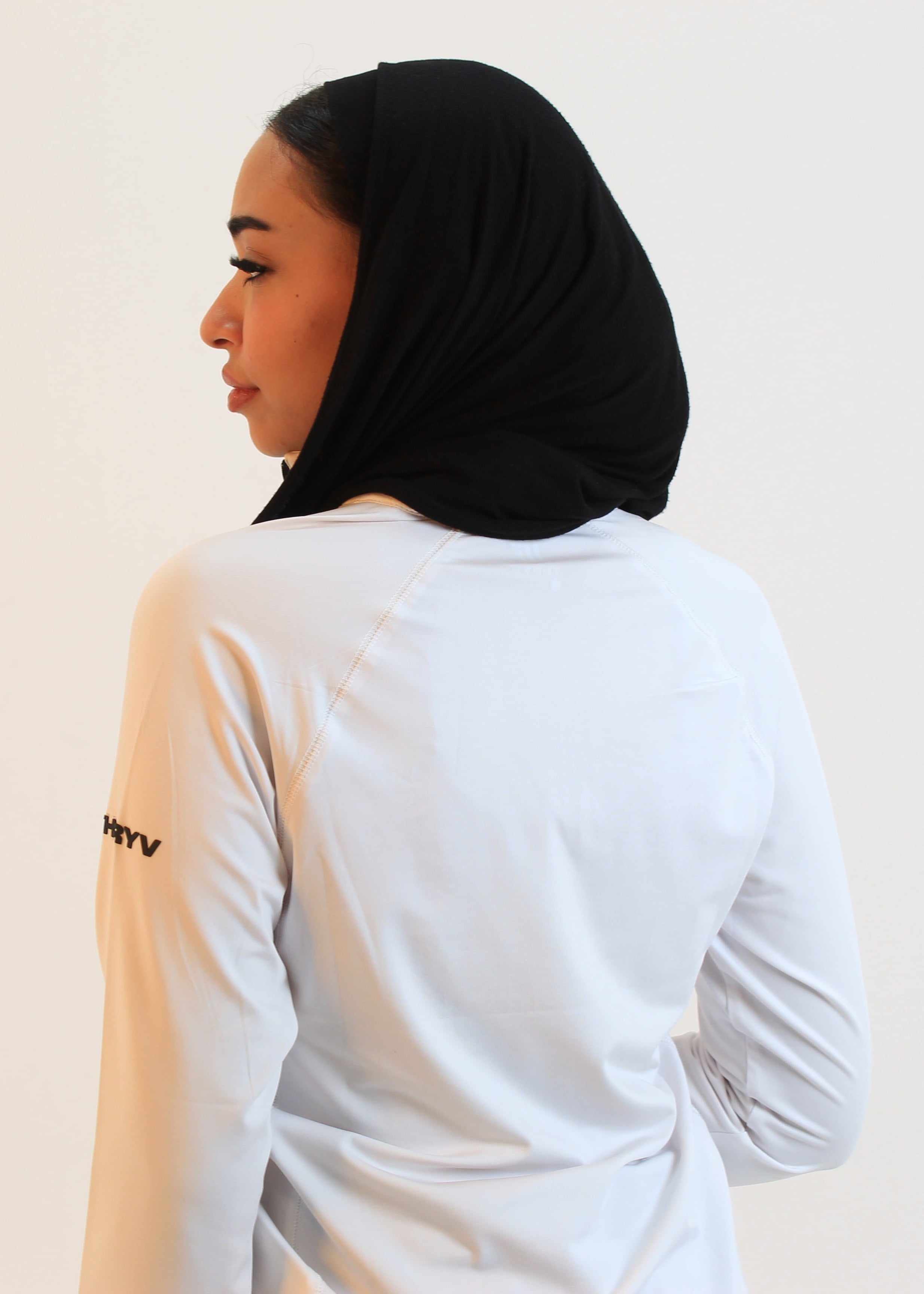 White Quarter Zipper